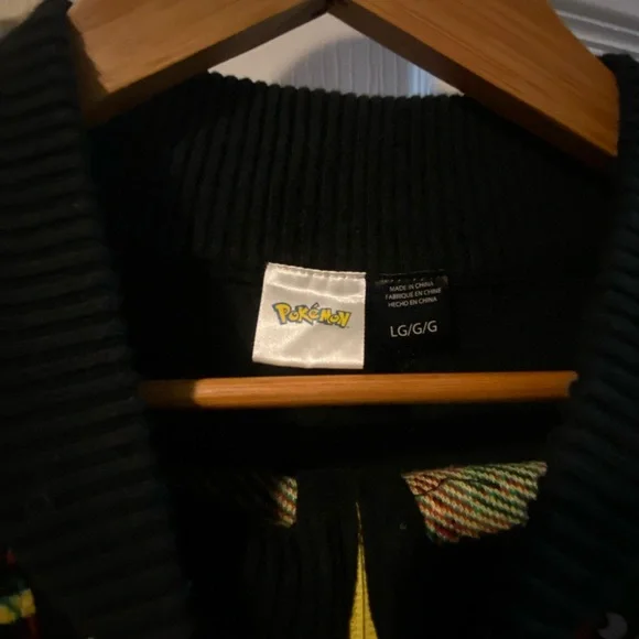 Black Pikachu Holiday Sweater - Picture 5 of 9